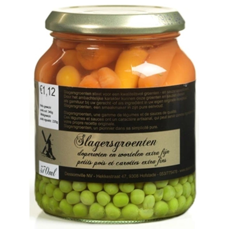 PETITS POIS CAROTTES - 370ml