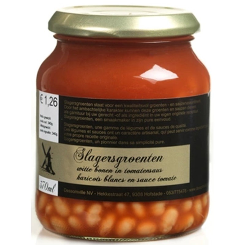 HARICOT BLANC EN SAUCE TOMATE  - 370ml