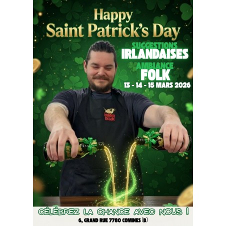 Réservation Saint-Patrick | Au Gourmet Comines