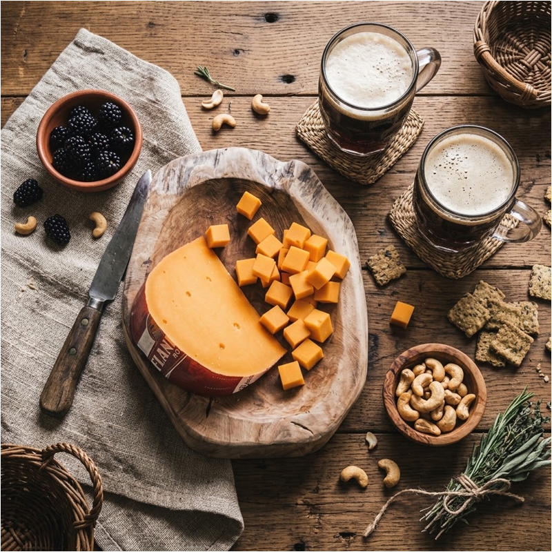 Flandrien Rouge – Fromage jeune 250 g | Mimolette belge