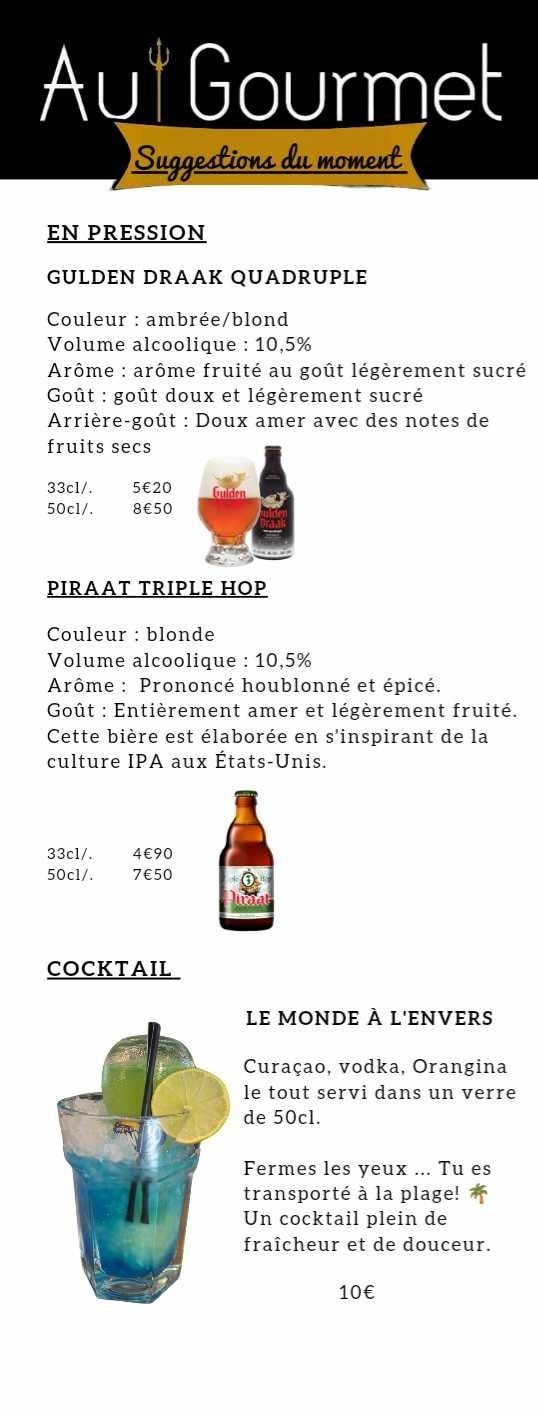 BIERES & COCKTAILS